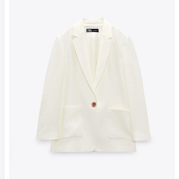 ZARA Oversized Flowy Blazer Bloggers Favorite - Picture 11 of 14